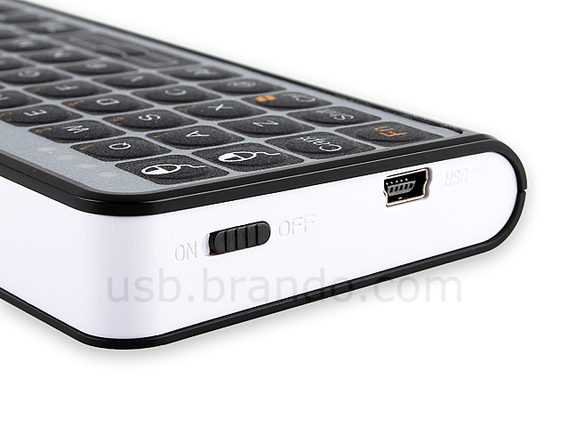 2.4GHz Wireless Keyboard with Trackball and  IR Remote