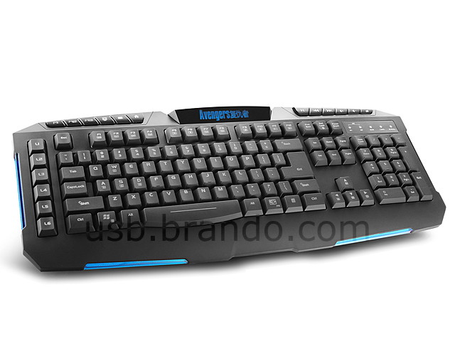 USB Avengers Illuminated Gaming Keyboard