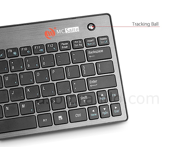 Bluetooth Multimedia Mini Keyboard with Trackball