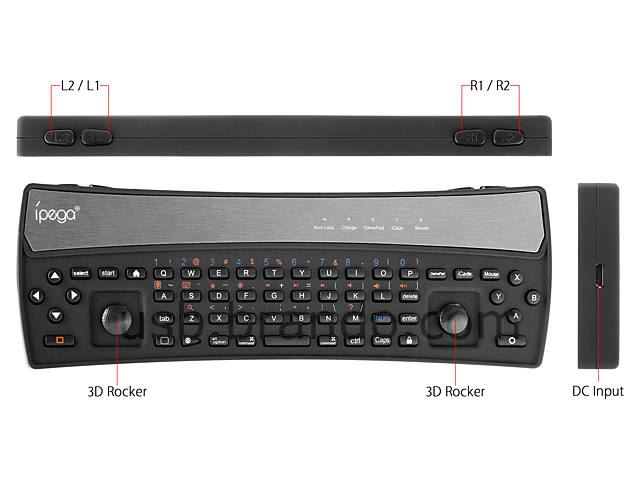 iPega 2-in-1 Bluetooth Keyboard Controller