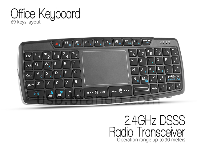 Wireless Keyboard with Touchpad (KB-168)