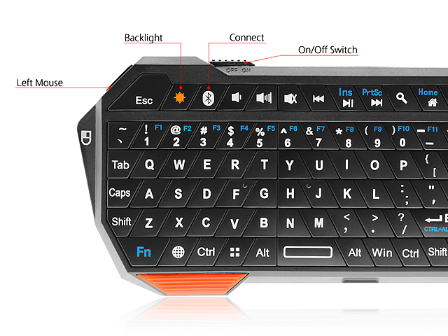 Bluetooth Keyboard with Touchpad (IS11-BT05)