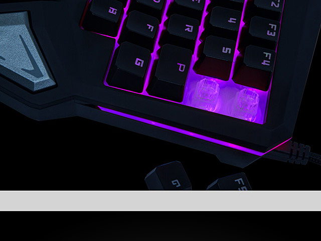 Delux T9 Pro Single Hand Professional Gaming Keyboard