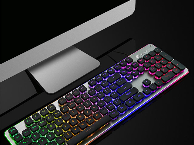 USB Ultra-Thin Illuminated Chocolate Game Keyboard