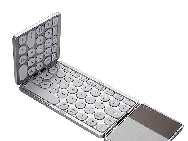 Foldable Bluetooth Dot Keyboard with Touchpad