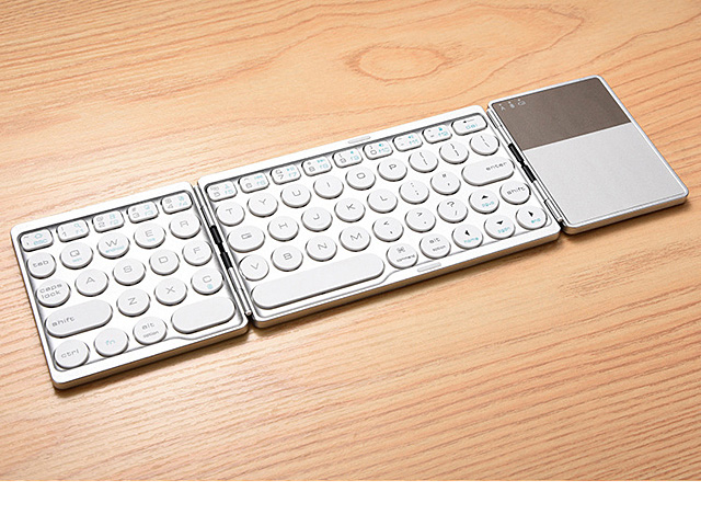 Foldable Bluetooth Dot Keyboard with Touchpad