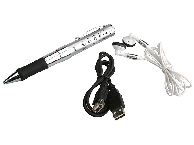 USB MP3 Pen + FM Radio + Voice Recorder