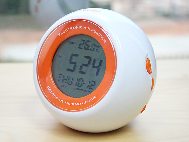 USB Digital Thermo Clock With Air Purifier