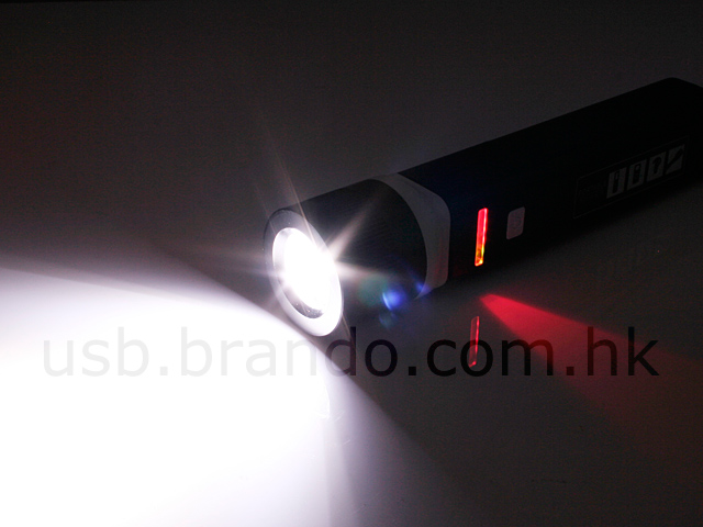 USB Rechargeable Torch with Mobile Charger