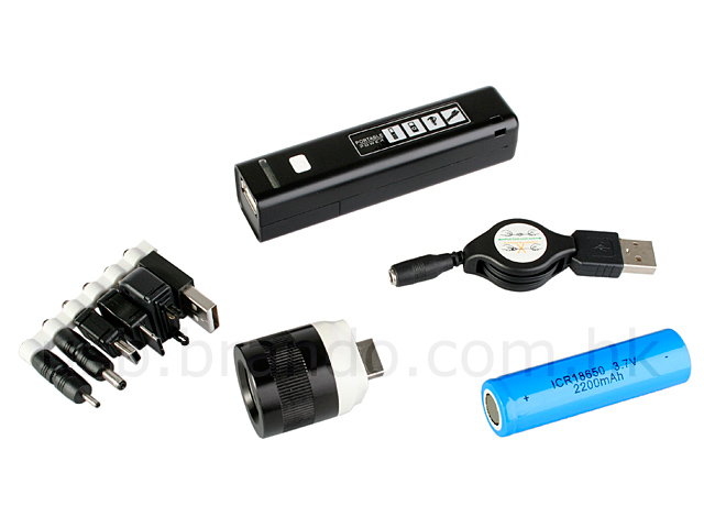 USB Rechargeable Torch with Mobile Charger