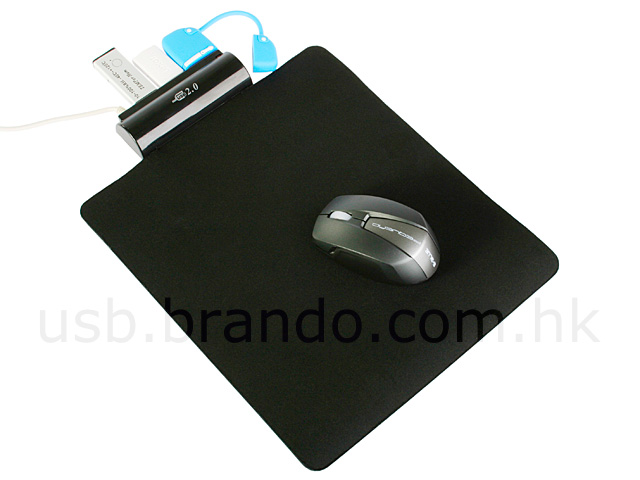 USB 3-Port Hub +  Mouse Pad