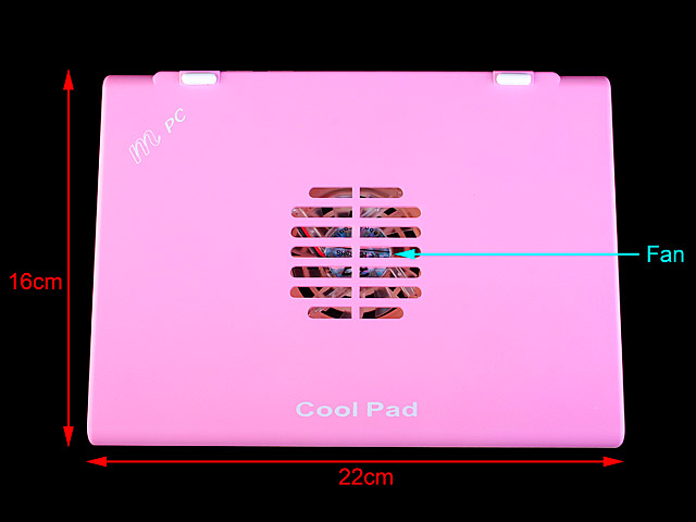 USB Mini Notebook Cooling Pad + 3-Port Hub + 2.5" HDD Dock