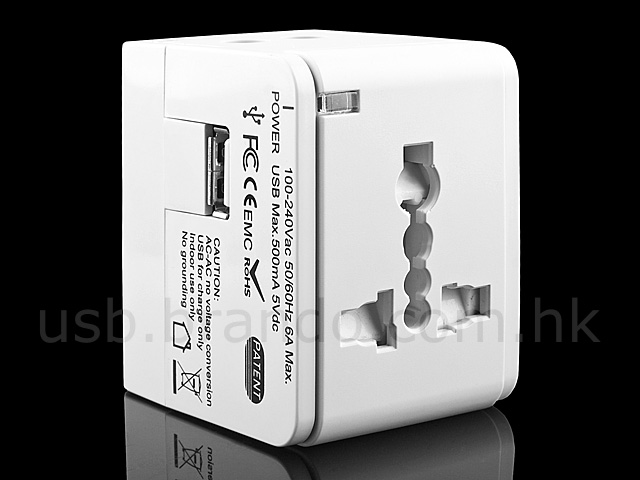 Universal Travel Adapter with USB AC Charger