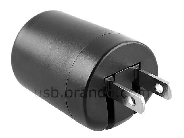 Dual USB Port Mini Travel Adapter