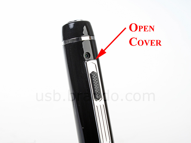 Rechargeable 720P HD Spy Pen with Camera Cover