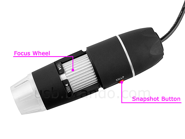 USB Digital Microscope with 8 LEDs (500X)