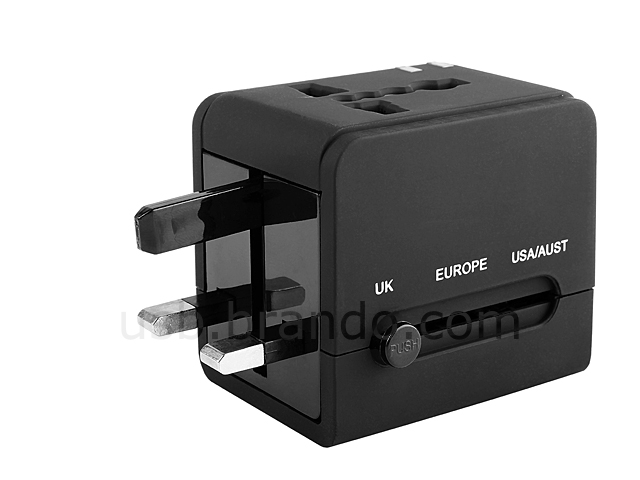 Universal Travel Adapter with Dual USB AC Charger