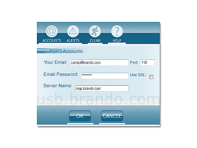 USB Post Box Webmail Notifier with 3-Port Hub