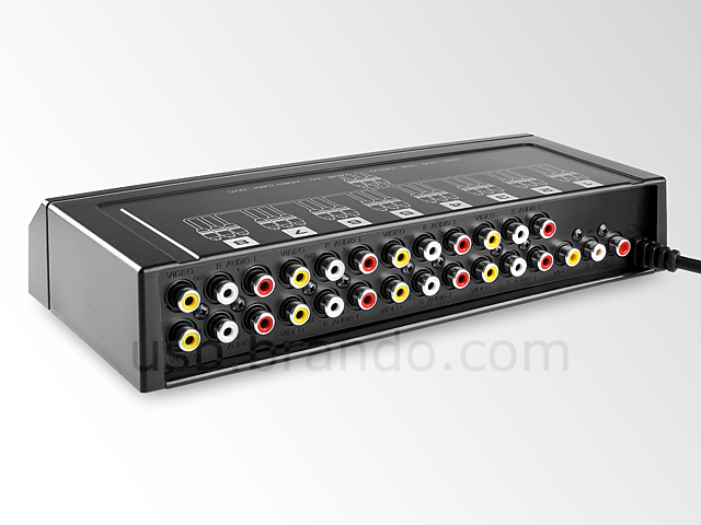 1 in 8 Out Video Audio Amp Splitter