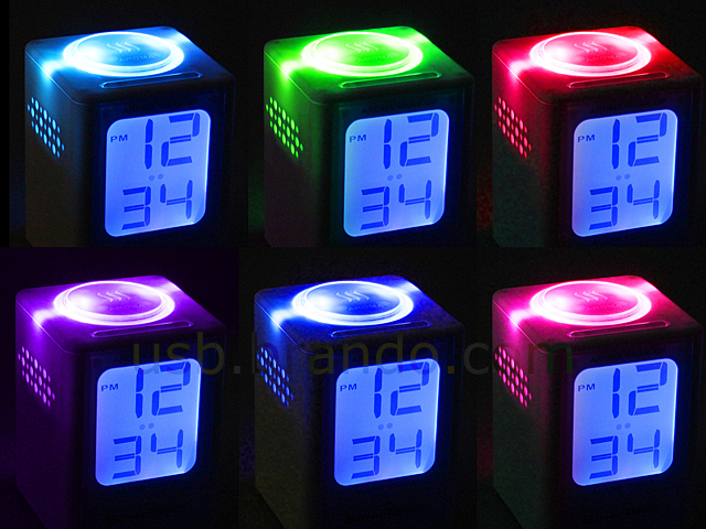 USB Mini Luminous Aroma Alarm Clock
