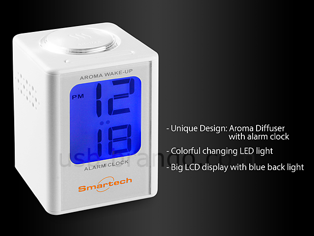 USB Mini Luminous Aroma Alarm Clock