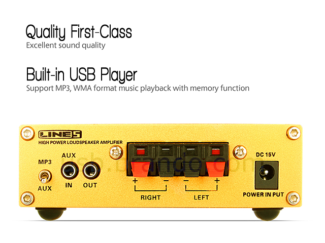 USB Digital Audio Power Amplifier