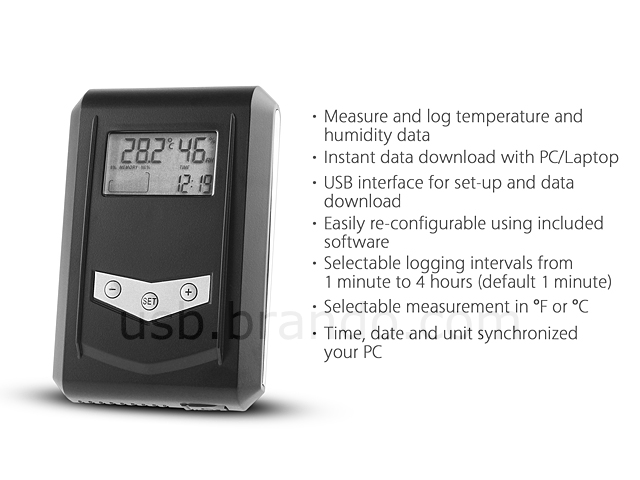 USB Temperature and Humidity Data Logger