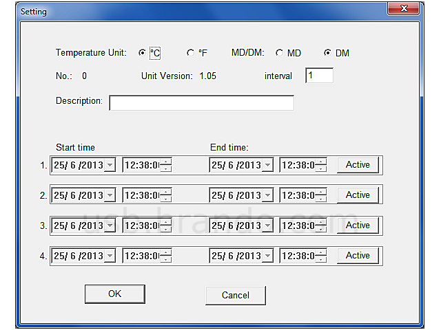 USB Temperature and Humidity Data Logger