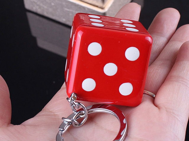 USB Dice Lighter Keychain