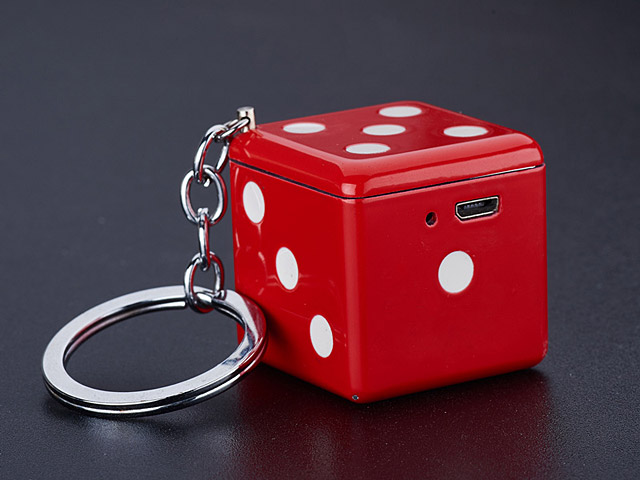 USB Dice Lighter Keychain