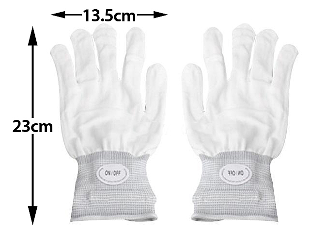 LED Light Finger Gloves