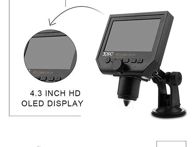 600X Portable Digital Microscope with LCD Display