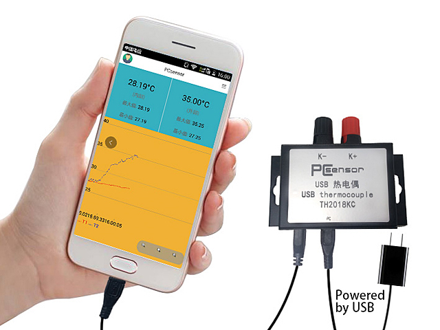 USB Industrial Thermocouple Thermometer