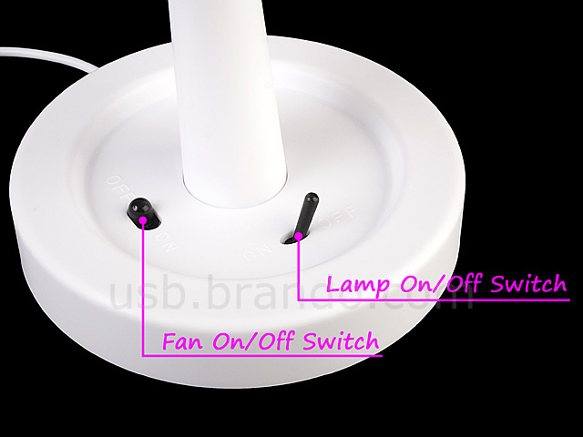 USB Desk Lamp with Fan