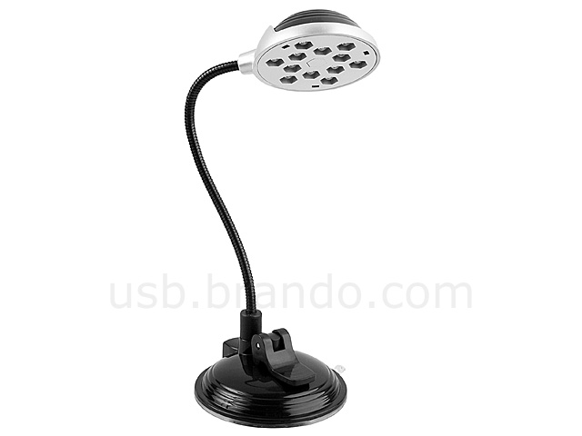 USB 12-LED Light with Sucker