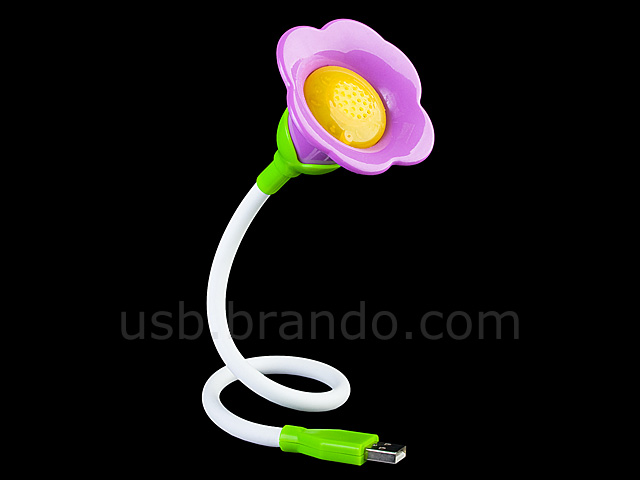 USB Flower Aroma Diffuser with Light