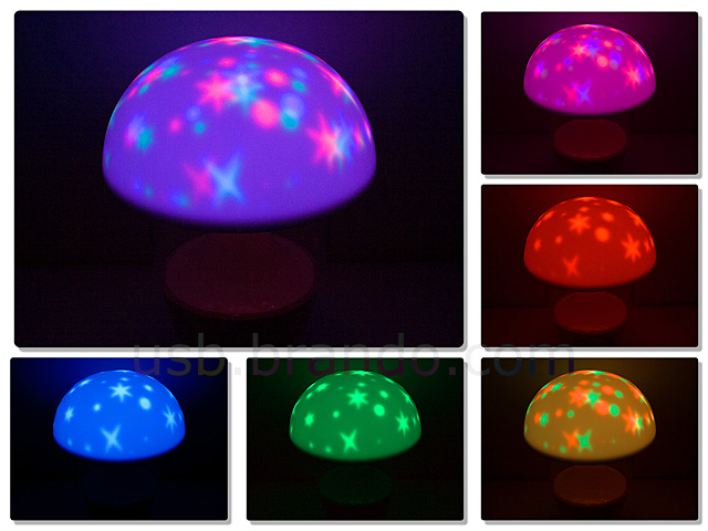 USB Mushroom Touch-Sensitive Lamp with Natural Sound