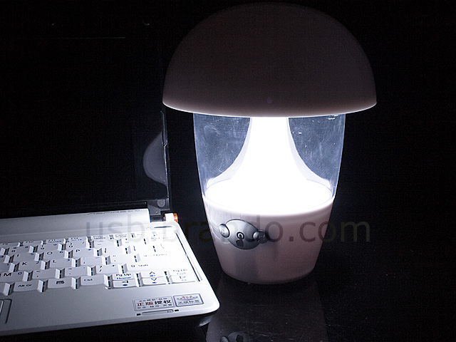 USB Mushroom Touch-Sensitive Lamp with Natural Sound