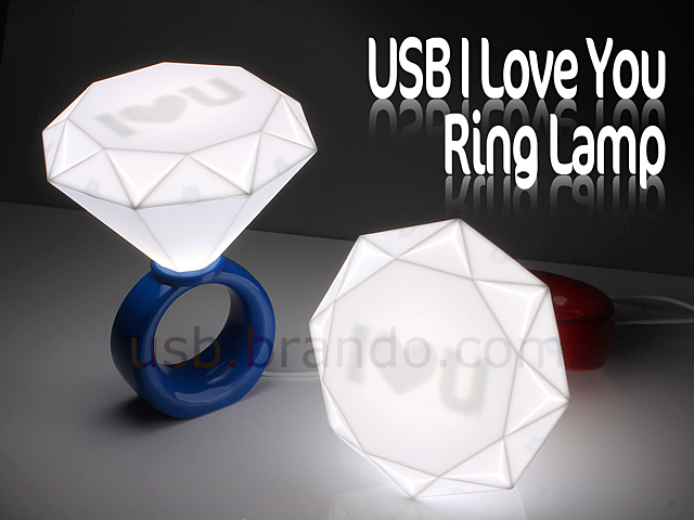 USB I Love You Ring Lamp