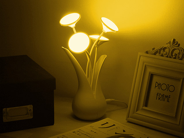 USB Light Sensor Flower LED Light