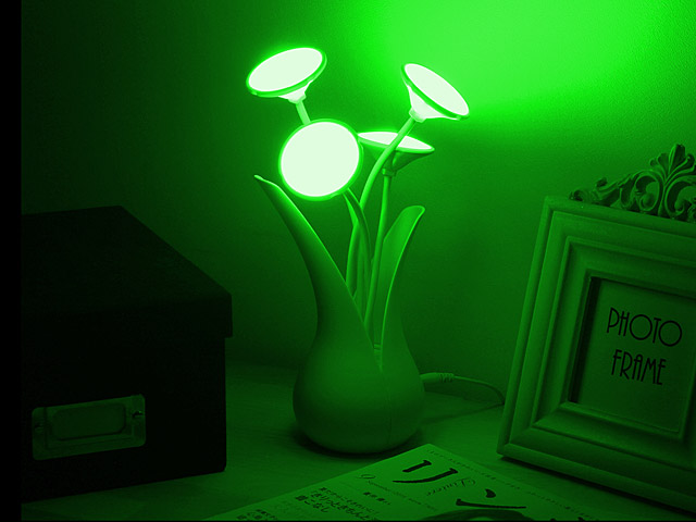 USB Light Sensor Flower LED Light