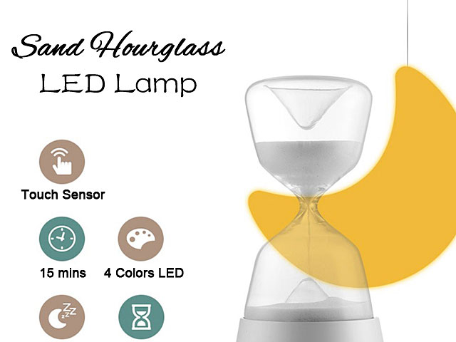 Sand Hourglass LED Lamp