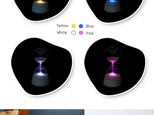 Sand Hourglass LED Lamp