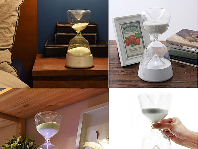 Sand Hourglass LED Lamp