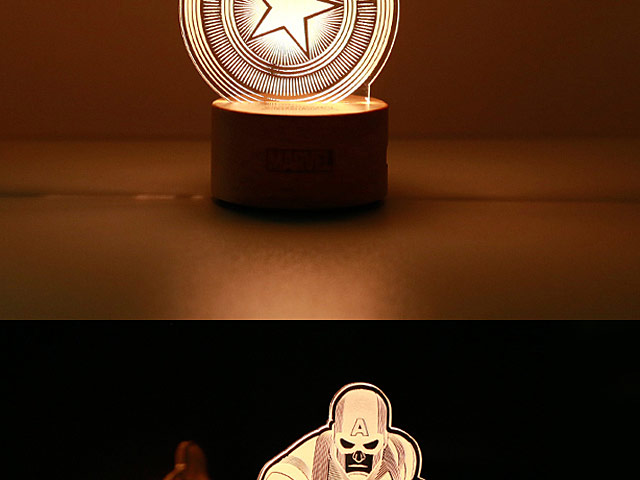 Captain America Line Lamp