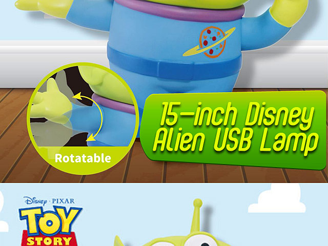 15-inch Disney Alien USB Lamp