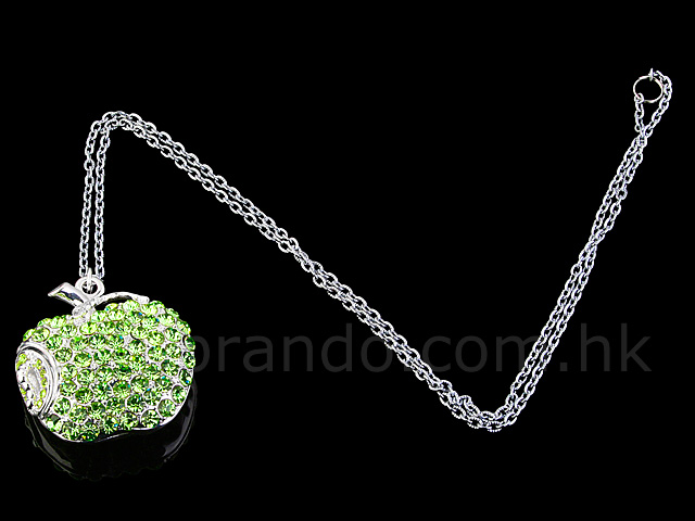 USB Jewel Apple Necklace Flash Drive