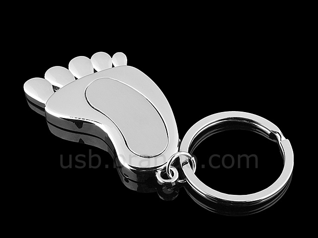 USB Foot Keychain Flash Drive