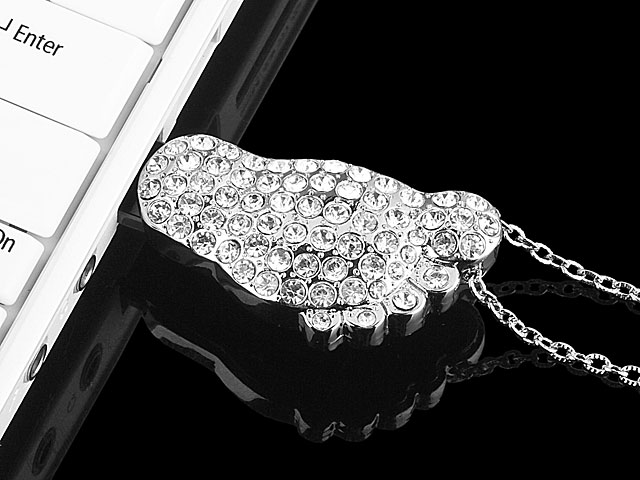 USB Jewel Foot Necklace Flash Drive II