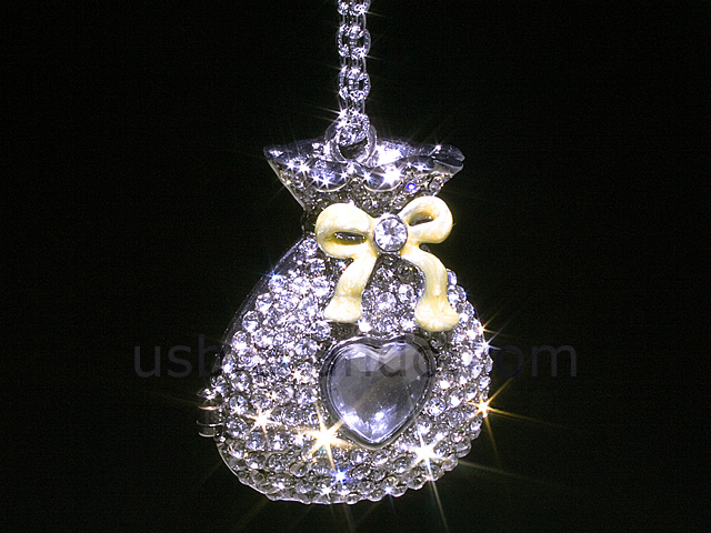 USB Jewel Lucky Bag Necklace Flash Drive